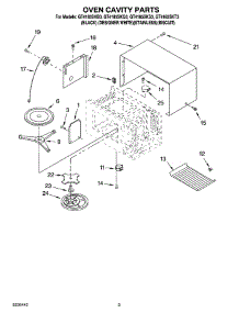 03 - Oven Cavity Parts parts for Whirlpool Microwave GT4185SKT3 from AppliancePartsPros.com