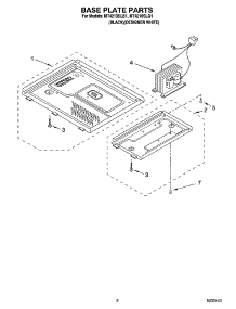 06 - Base Plate Parts parts for Whirlpool Microwave MT4210SLB1 from AppliancePartsPros.com
