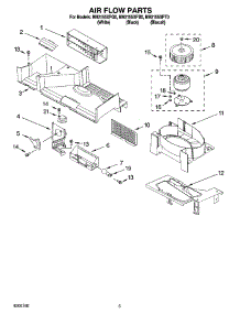 04 - Air Flow Parts parts for Whirlpool Microwave MH2155XPB0 from AppliancePartsPros.com