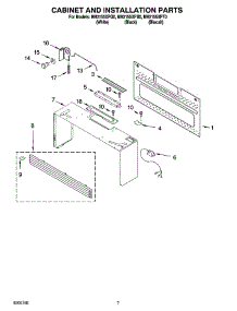 06 - Cabinet And Installation Parts parts for Whirlpool Microwave MH2155XPB0 from AppliancePartsPros.com