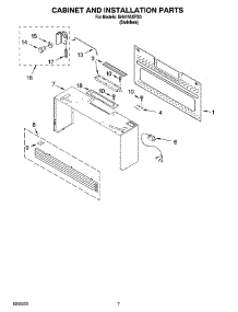 06 - Cabinet And Installation Parts parts for Whirlpool Microwave GH4155XPS0 from AppliancePartsPros.com