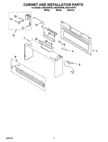 06 - Cabinet And Installation Parts parts for Whirlpool Microwave GH4155XPT0 from AppliancePartsPros.com