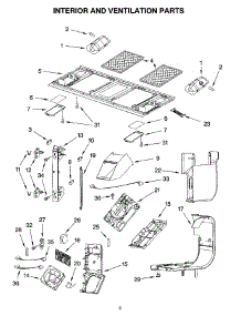 03 - Interior And Ventilation Parts parts for Whirlpool Microwave GH6178XPB0 from AppliancePartsPros.com