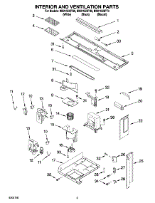 03 - Interior And Ventilation Parts parts for Whirlpool Microwave MH2155XPT0 from AppliancePartsPros.com