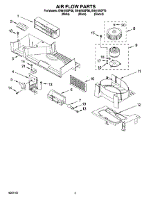 04 - Air Flow Parts parts for Whirlpool Microwave GH4155XPB0 from AppliancePartsPros.com