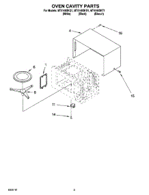 03 - Oven Cavity Parts parts for Whirlpool Microwave MT4140SKQ1 from AppliancePartsPros.com