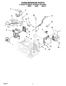 05 - Oven Interior Parts parts for Whirlpool Microwave MT4140SKQ1 from AppliancePartsPros.com