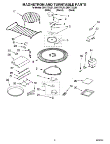05 - Magnetron And Turntable Parts parts for Whirlpool Microwave GH9177XLT1 from AppliancePartsPros.com