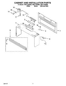 06 - Cabinet And Installation Parts parts for Whirlpool Microwave YMH7155XMQ0 from AppliancePartsPros.com