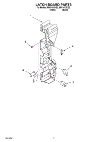 06 - Latch Board Parts parts for Whirlpool Microwave MH6141XKB2 from AppliancePartsPros.com