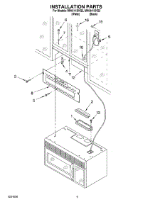 08 - Installation Parts parts for Whirlpool Microwave MH6141XKB2 from AppliancePartsPros.com