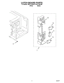 04 - Latch Board Parts parts for Whirlpool Microwave YMT3110SHB0 from AppliancePartsPros.com