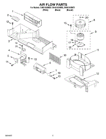 04 - Air Flow Parts parts for Whirlpool Microwave GH8155XMQ2 from AppliancePartsPros.com