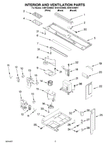 03 - Interior And Ventilation Parts parts for Whirlpool Microwave GH8155XMB2 from AppliancePartsPros.com
