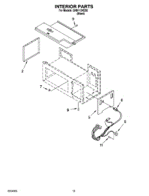 09 - Interior Parts parts for Whirlpool Microwave GH9115XEB2 from AppliancePartsPros.com