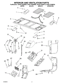 03 - Interior And Ventilation Parts parts for Whirlpool Microwave GH9176XMB0 from AppliancePartsPros.com