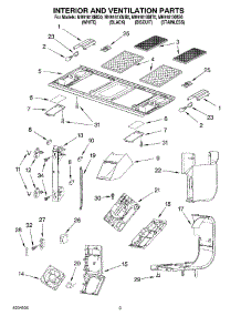 03 - Interior And Ventilation Parts parts for Whirlpool Microwave MH9181XMQ0 from AppliancePartsPros.com