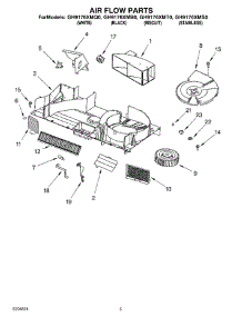 04 - Air Flow Parts parts for Whirlpool Microwave GH9176XMB0 from AppliancePartsPros.com