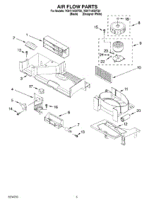 04 - Air Flow Parts parts for Whirlpool Microwave YGH7145XFQ2 from AppliancePartsPros.com