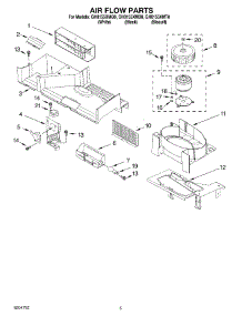 04 - Air Flow Parts parts for Whirlpool Microwave GH8155XMB0 from AppliancePartsPros.com
