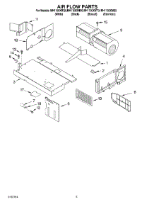 04 - Air Flow Parts parts for Whirlpool Microwave MH1150XMS0 from AppliancePartsPros.com