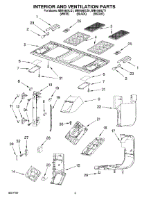 03 - Interior And Ventilation Parts parts for Whirlpool Microwave MH9180XLB1 from AppliancePartsPros.com