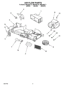 04 - Air Flow Parts parts for Whirlpool Microwave MH9180XLQ1 from AppliancePartsPros.com