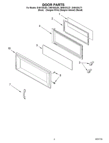 02 - Door Parts parts for Whirlpool Microwave GH8155XJQ1 from AppliancePartsPros.com