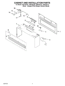 06 - Cabinet And Installation Parts parts for Whirlpool Microwave GH8155XJT1 from AppliancePartsPros.com