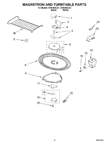 05 - Magnetron And Turntable Parts parts for Whirlpool Microwave GH9184XLB1 from AppliancePartsPros.com