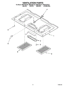 07 - Ventilation Parts parts for Whirlpool Microwave MH6150XLQ1 from AppliancePartsPros.com