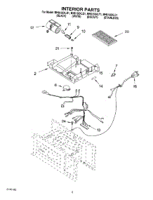 05 - Interior Parts parts for Whirlpool Microwave MH6150XLS1 from AppliancePartsPros.com