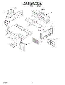 04 - Air Flow Parts parts for Whirlpool Microwave MH1140XMB0 from AppliancePartsPros.com