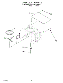 03 - Oven Cavity Parts parts for Whirlpool Microwave MT1120SLQ0 from AppliancePartsPros.com