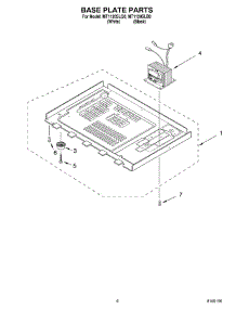 06 - Base Plate Parts parts for Whirlpool Microwave MT1120SLQ0 from AppliancePartsPros.com
