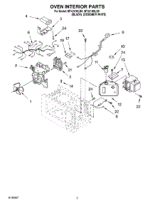 05 - Oven Interior Parts parts for Whirlpool Microwave MT4210SLQ0 from AppliancePartsPros.com