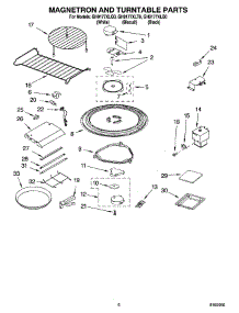 05 - Magnetron And Turntable Parts parts for Whirlpool Microwave GH9177XLB0 from AppliancePartsPros.com