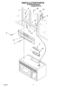 08 - Installation parts for Whirlpool Microwave MH7130XEQ3 from AppliancePartsPros.com