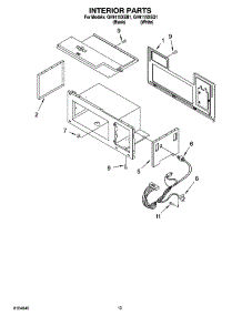 09 - Interior Parts parts for Whirlpool Microwave GH9115XEB1 from AppliancePartsPros.com
