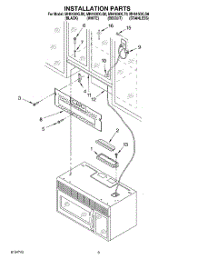 08 - Installation parts for Whirlpool Microwave MH6150XLB0 from AppliancePartsPros.com