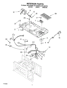 05 - Interior parts for Whirlpool Microwave GH7155XKT0 from AppliancePartsPros.com
