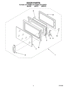 02 - Door parts for Whirlpool Microwave GH7155XKQ0 from AppliancePartsPros.com