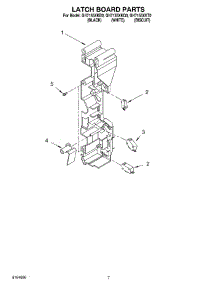06 - Latch Board parts for Whirlpool Microwave GH7155XKT0 from AppliancePartsPros.com