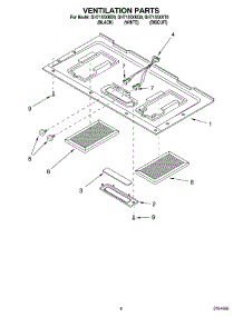 07 - Ventilation parts for Whirlpool Microwave GH7155XKT0 from AppliancePartsPros.com