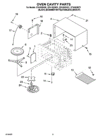 03 - Oven Cavity Parts parts for Whirlpool Microwave GT4185SKB1 from AppliancePartsPros.com