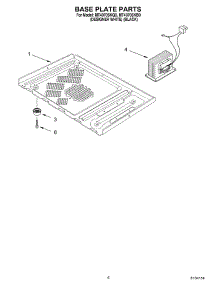 06 - Base Plate, Optional parts for Whirlpool Microwave MT4070SKQ0 from AppliancePartsPros.com
