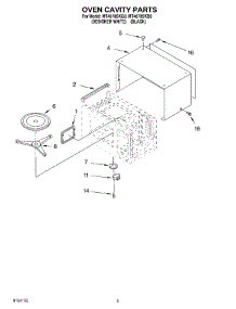 03 - Oven Cavity parts for Whirlpool Microwave MT4078SKB0 from AppliancePartsPros.com
