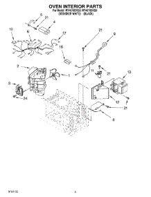 05 - Oven Interior parts for Whirlpool Microwave MT4078SKB0 from AppliancePartsPros.com