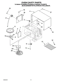 03 - Oven Cavity Parts parts for Whirlpool Microwave GT4185SKB0 from AppliancePartsPros.com