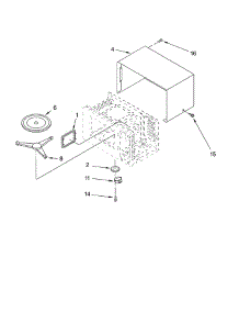 Oven Cavity parts for Whirlpool Microwave MT4110XKB0 from AppliancePartsPros.com